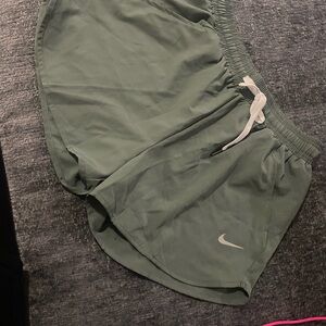 Nike Women's Olive Athletic Shorts